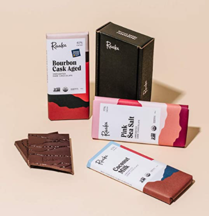 raaka vegan chocolate bars 3 flavors