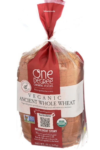 One Degree Ancient Whole Wheat Bread