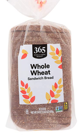 365 Whole Wheat Sandwich Bread