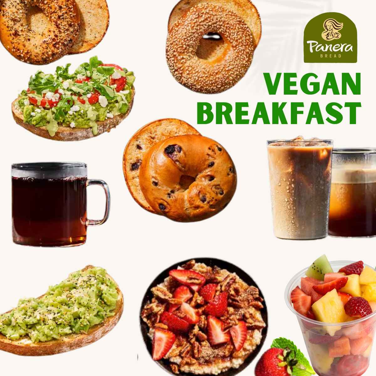 Vegan food images at Panera Bread.