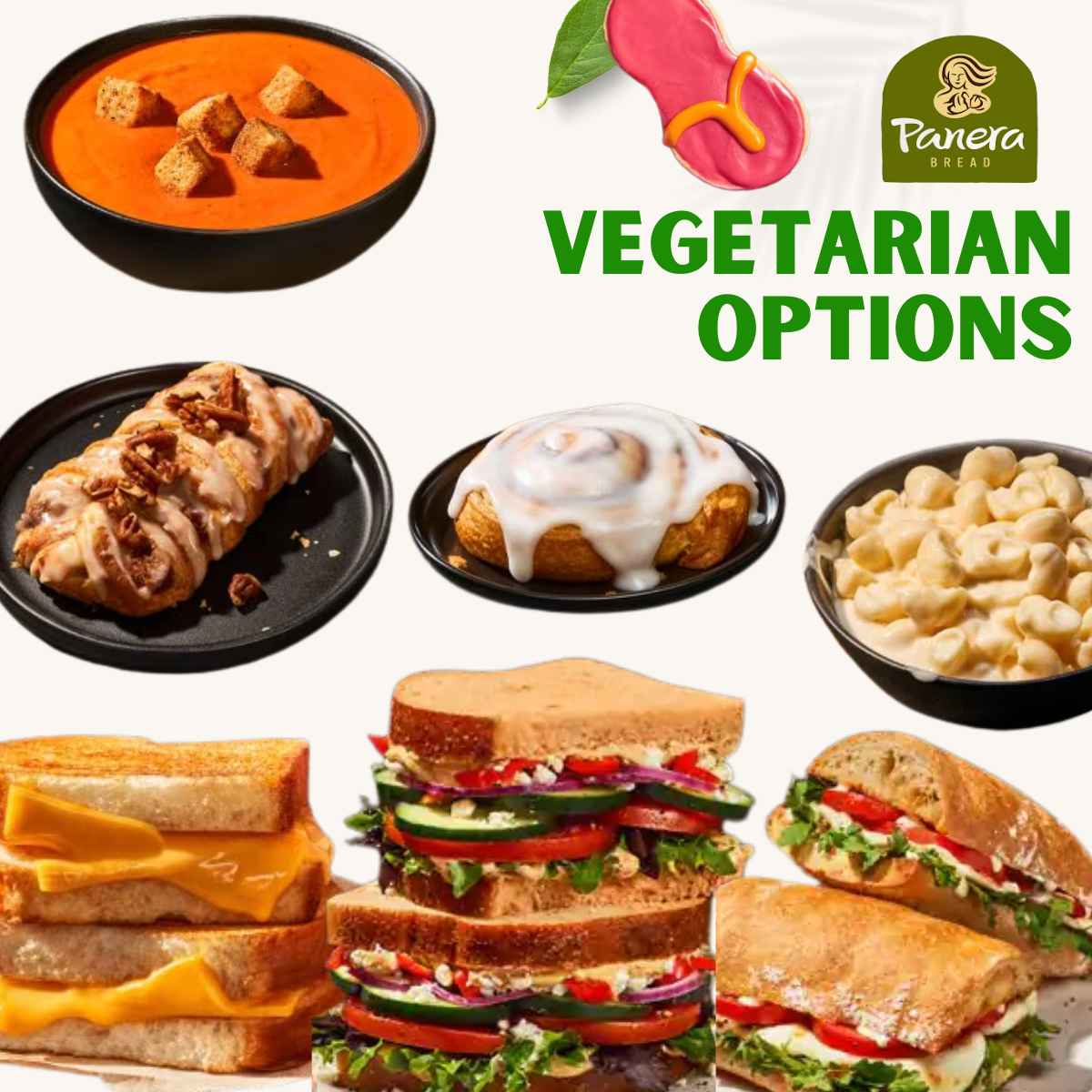 Image showing vegetarian options at Panera.