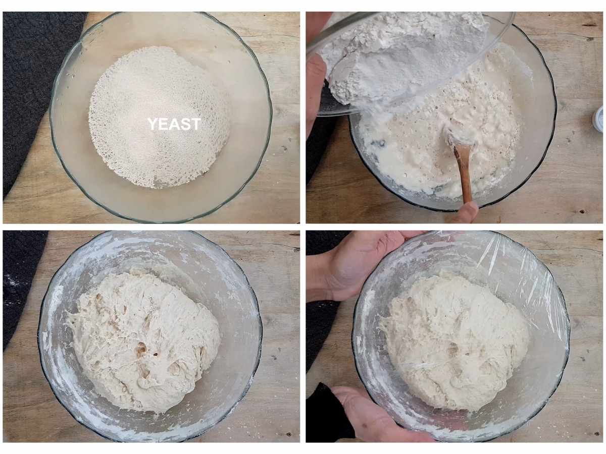 how to prepare dough for no knead bread