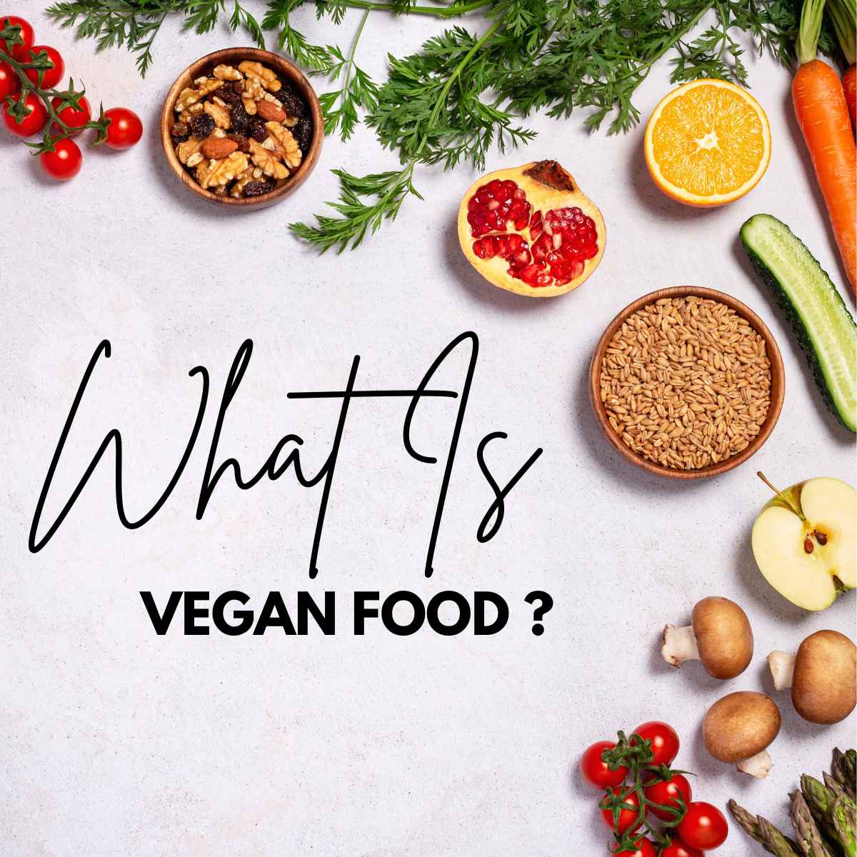 what is vegan food banner.
